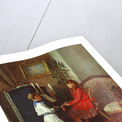 Children at the Piano, 1886 by Kirill Vikentevich Lemokh