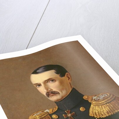 Portrait of Admiral V.A. Kornilov, Hero of Crimea by A.F. Permyakov