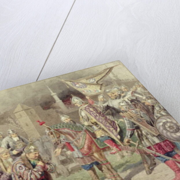 Tsar Ivan IV Vasilyevich the Terrible conquering Kazan, 1880 by Aleksei Danilovich Kivshenko