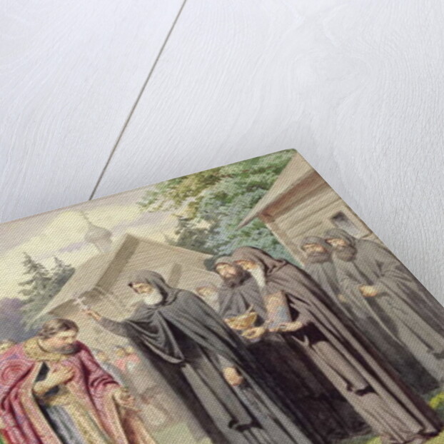 Duke Dimitry and St. Sergy at Redonezh before Battle with Tartars, 1880 by Aleksei Danilovich Kivshenko