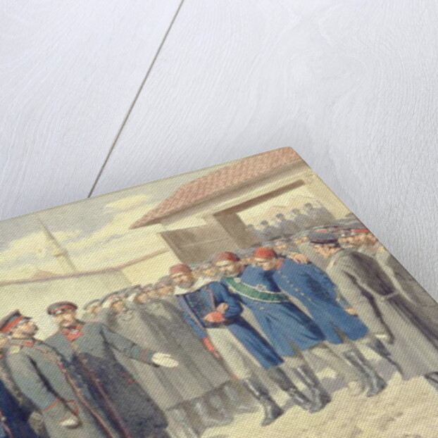 The Fall of Plevna, The Wounded Osman-Pashah before Alexander II, 1880 by Aleksei Danilovich Kivshenko