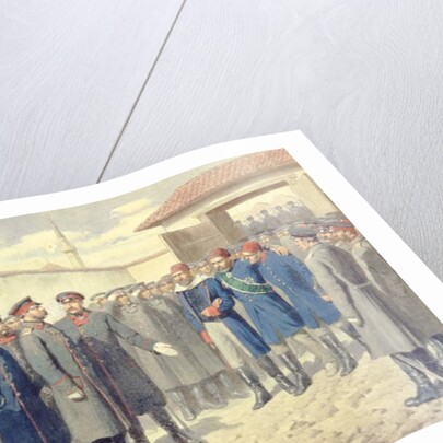 The Fall of Plevna, The Wounded Osman-Pashah before Alexander II, 1880 by Aleksei Danilovich Kivshenko