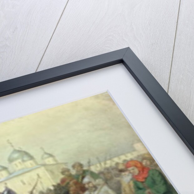 Joining of Great Novgorod, Novgorodians Departing to Moscow, 1880 by Aleksei Danilovich Kivshenko