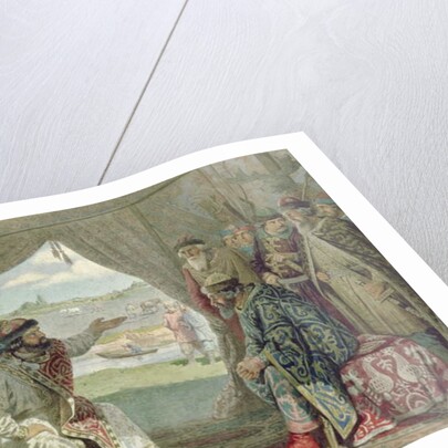 The Convention of Princes with Grand Duke Vladimir Monomakh II at Dolob in 1103, 1880 by Aleksei Danilovich Kivshenko