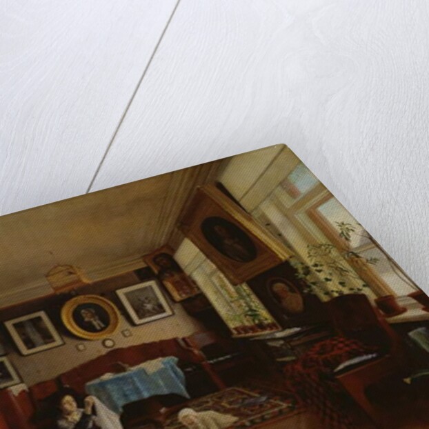 Interior, 1879 by Aleksei Alekseevich Bobrov
