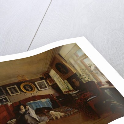 Interior, 1879 by Aleksei Alekseevich Bobrov