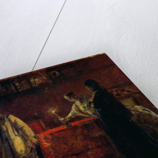 Tsar Boris Godunov and Tsarina Martha, 1874 by Nikolai Nikolajevitch Gay