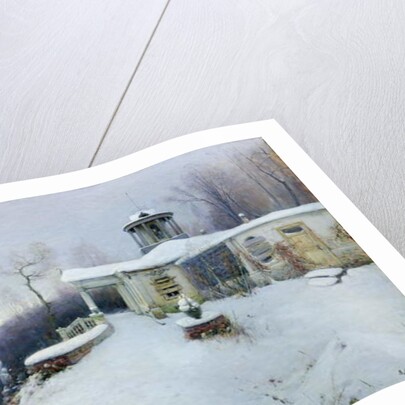 A deserted manor house by Vladimir Pavlovich Solokov