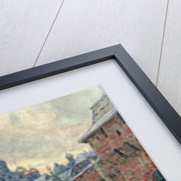 Ancient Moscow, departure after a fight by Apollinari Mikhailovich Vasnetsov