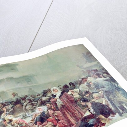 Destruction of Novgorod by Tsar Ivan III 1889 by Klavdiy Vasilievich Lebedev