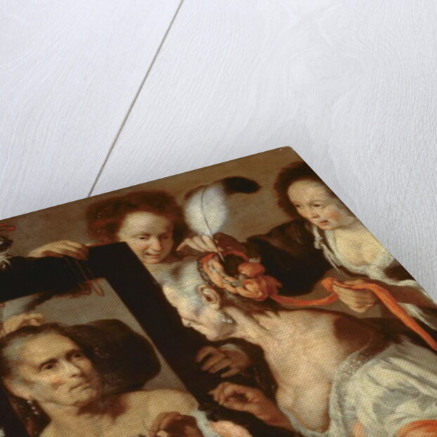 Old Coquette by Bernardo Strozzi