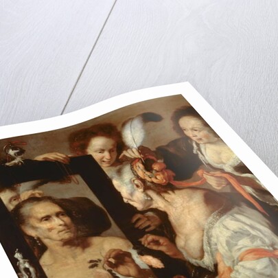 Old Coquette by Bernardo Strozzi