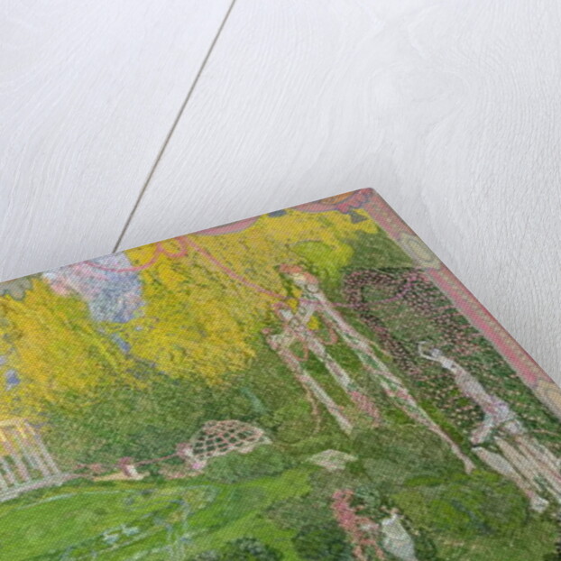 Stage design for opera 'Orpheo ed Euridice' by Christoph Gluck 1911 by Aleksandr Jakovlevic Golovin