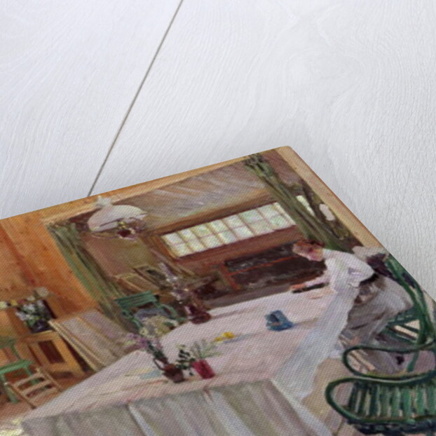 In the House of the Artist Konstantin Korovin 1907 by Sergei Arsenevich Vinogradov