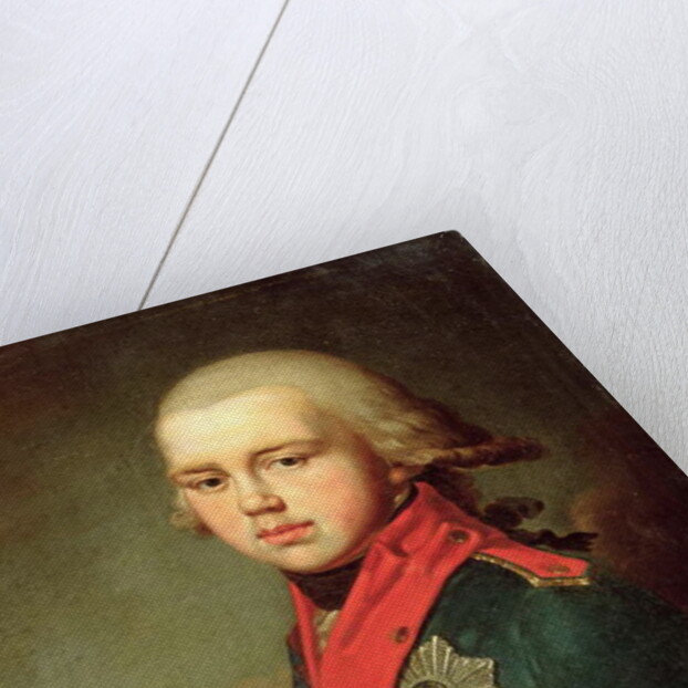 Portrait of Grand Duke Konstantin Pavlovich 1795 by Vladimir Lukich Borovikovsky