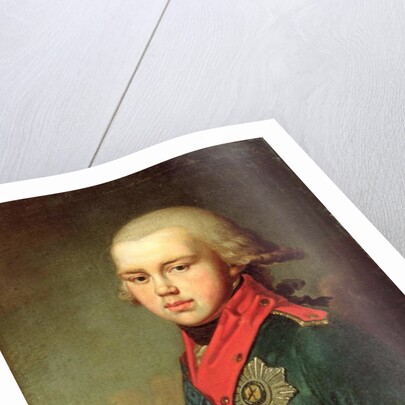 Portrait of Grand Duke Konstantin Pavlovich 1795 by Vladimir Lukich Borovikovsky