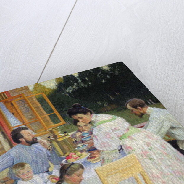 On the Terrace, 1906 by Boris Mikhailovich Kustodiev