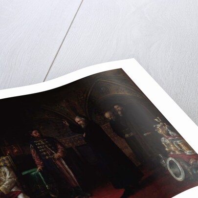 Metropolitan Philip of Moscow with Tsar Ivan the Terrible by Jakov Prokopyevich Turlygin