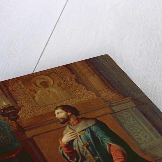 A Boyar before the Campaign, 1871 by Petr Mikhailovich Shamshin