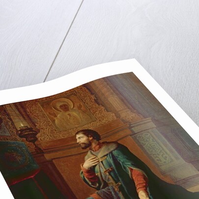 A Boyar before the Campaign, 1871 by Petr Mikhailovich Shamshin