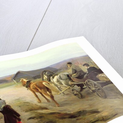 Arrival of a School-Mistress in the Country, c.1908-14 by Alexei Steipanovitch Stepanov