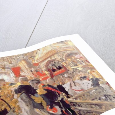 The Crowning of Emperor Nicholas II in the Assumption Cathedral, 1896 by Valentin Aleksandrovich Serov