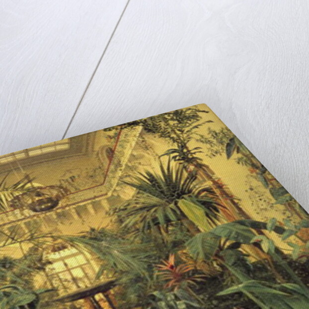 Winter Garden in the Winter Palace, St. Petersburg, 1840 by Michail Ivanovich Antonov