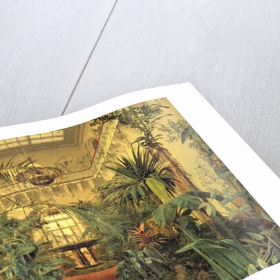 Winter Garden in the Winter Palace, St. Petersburg, 1840 by Michail Ivanovich Antonov