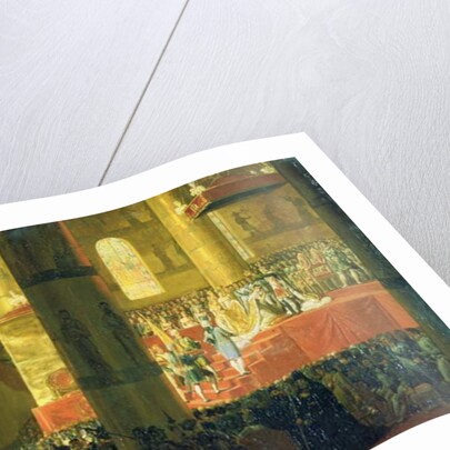 The Coronation of the Empress Maria Fyodorovna 1797 by Emile Jean Horace Vernet