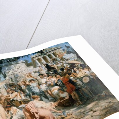 Phryne at the Festival of Poseidon in Eleusin by Henryk Siemieradzki