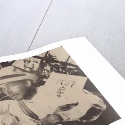 Mikhail Matyushin, Kazimir Malevich and Aleksei Kruchenykh at Uusikirkko, Finland, in July 1913 by Anonymous