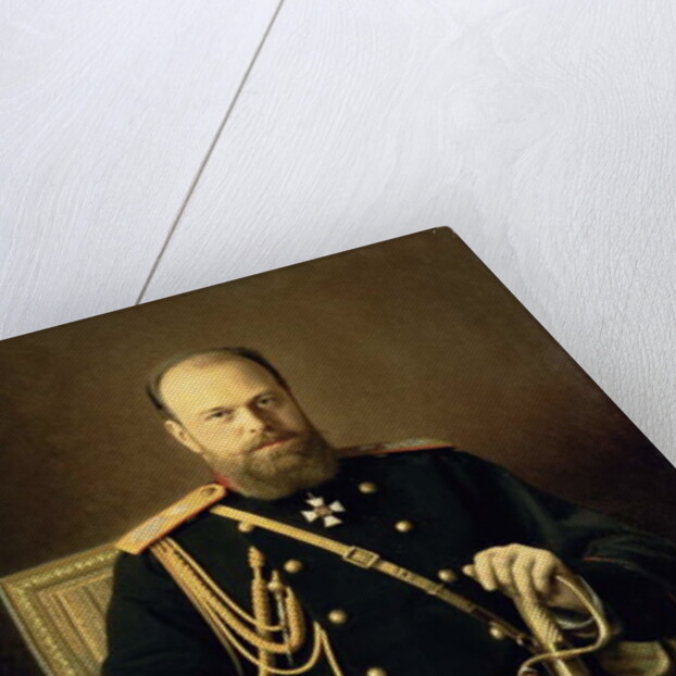 Portrait of Emperor Alexander III 1886 by Ivan Nikolaevich Kramskoy