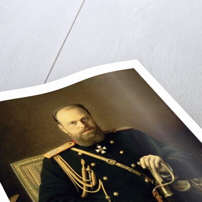 Portrait of Emperor Alexander III 1886 by Ivan Nikolaevich Kramskoy