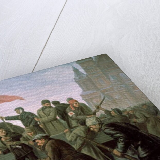 The Taking of the Moscow Kremlin in 1917, 1938 by Konstantin Ivanovich Maximov