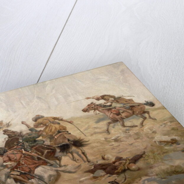 Capturing of the aul Akhtulga by Franz Roubaud