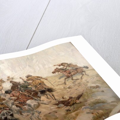 Capturing of the aul Akhtulga by Franz Roubaud