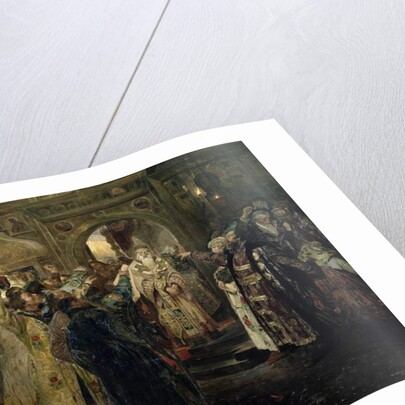 Arrest of the 'metropolitan' Philip, 1910 by Sergey Timofeyevich Schelkovy