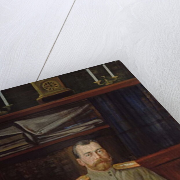 Portrait of Emperor Nicholas II, 1914 by Nikolay Shesterikov