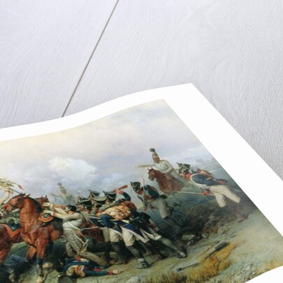 The Exploit of the Mounted Regiment in the Battle of Austerlitz, 1884 by Bogdan Willewalde