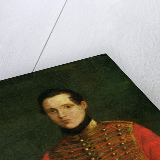 Portrait of the Poet Michail Lermontov, 1830s by A. Chelyshev