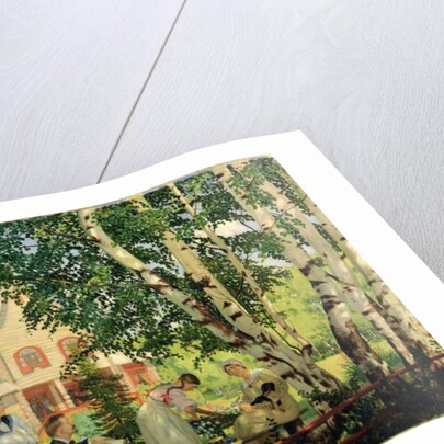 At Home, 1914-18 by Boris Mikhailovich Kustodiev