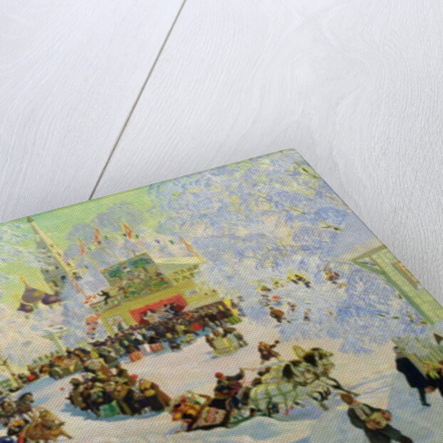 Shrove-Tide, 1919 by Boris Mikhailovich Kustodiev