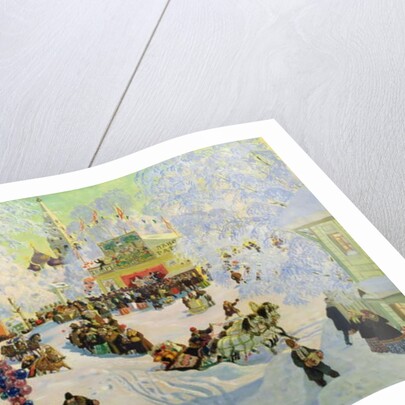 Shrove-Tide, 1919 by Boris Mikhailovich Kustodiev