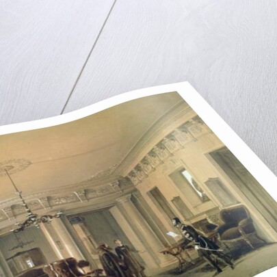 The Waiting Room of the Stagecoach Station in St. Petersburg, 1848 by Luigi (1814-91) Premazzi