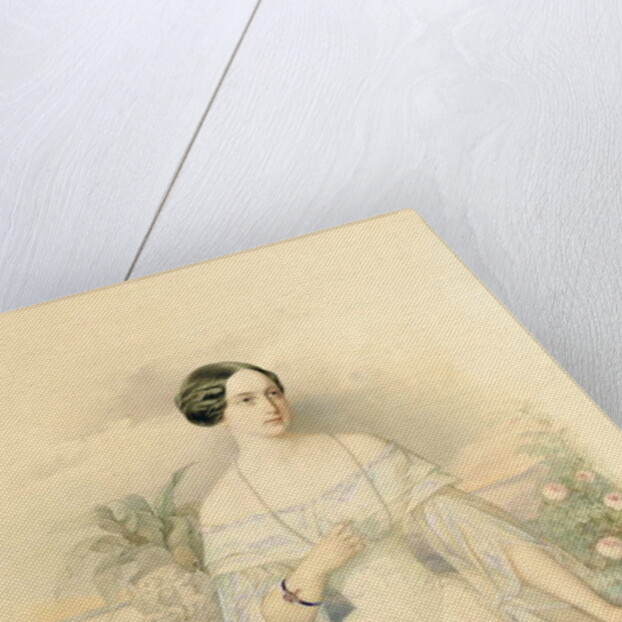 Portrait of Grand Duchess Olga Nikolaevna, 1846 by Vladimir Ivanovich Hau