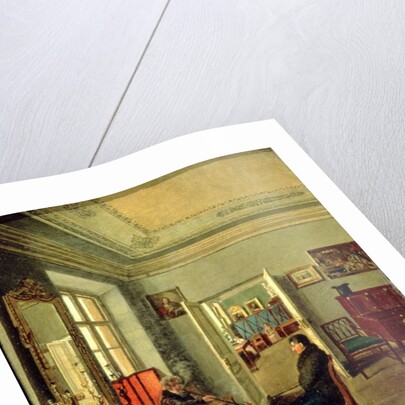 In the Room, 1834 by Michail Fyodorovich Davydov
