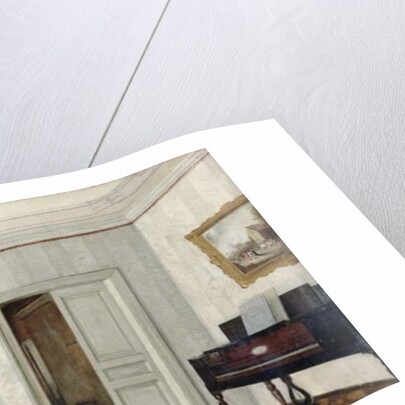 The small hall with the piano by Russian School