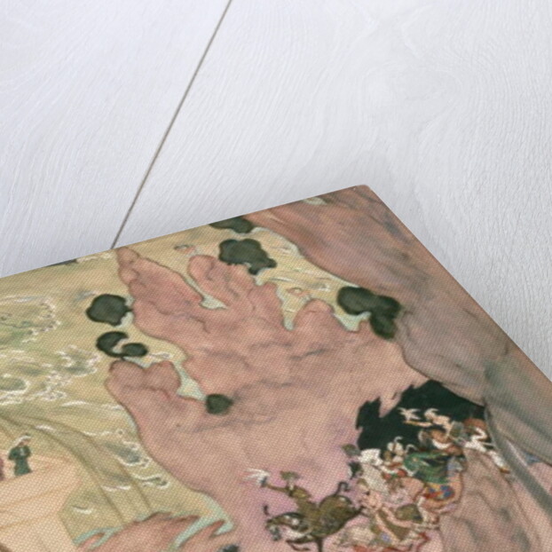 Curtain design for Nikolai Rimski-Korsakov's ballet 'Sheherezade', 1910 by Valentin Aleksandrovich Serov