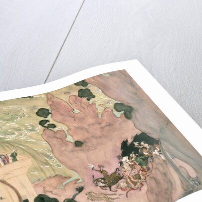 Curtain design for Nikolai Rimski-Korsakov's ballet 'Sheherezade', 1910 by Valentin Aleksandrovich Serov