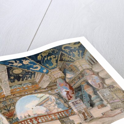 Stage design for Nikolai Rimsky-Korsakov's opera 'The Snow Maiden', 1883 by Victor Mikhailovich Vasnetsov